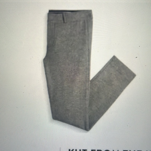 Kut from the Kloth Katherine Straight Leg Trouser Heather Gray Size 2 - Picture 6 of 6